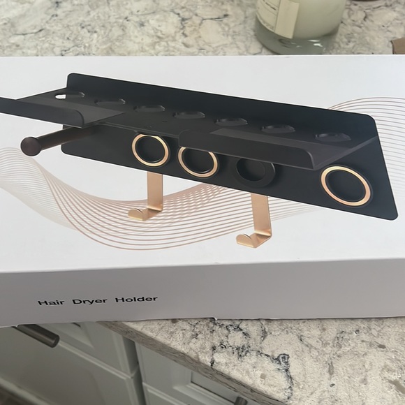 catoomuu Accessories - Wall mount hair dryer stand holder for Dyson